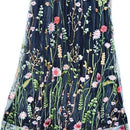 V Neck Mesh Floral Embroidery Maxi Dress Women Autumn Backless Beach Dress Elegant Vintage Ladies Wrap Long Dress, iBuyXi.com, women clothing, women dress, long dress, lace dress, free shipping