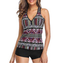 High Waisted V-Neck Tankini Swimsuit, iBuyXi.com, Swimsuits, bathing suits, women summer clothing, summer outfits, beachwear swimming suits