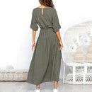 Vintage Style Linen Casual A-line Dress, iBuyXi.com, women clothing, linen dresses, free shipping, online shopping store, summer collection, summer dress