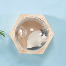 Wall-mounted Cat Climbing Frame, Hexagonal Tree Space Capsule Cat Cat Wall Play House Cave Kitten Toy Bed DIY Pet Pet Furniture Toy, iBuyXi.com