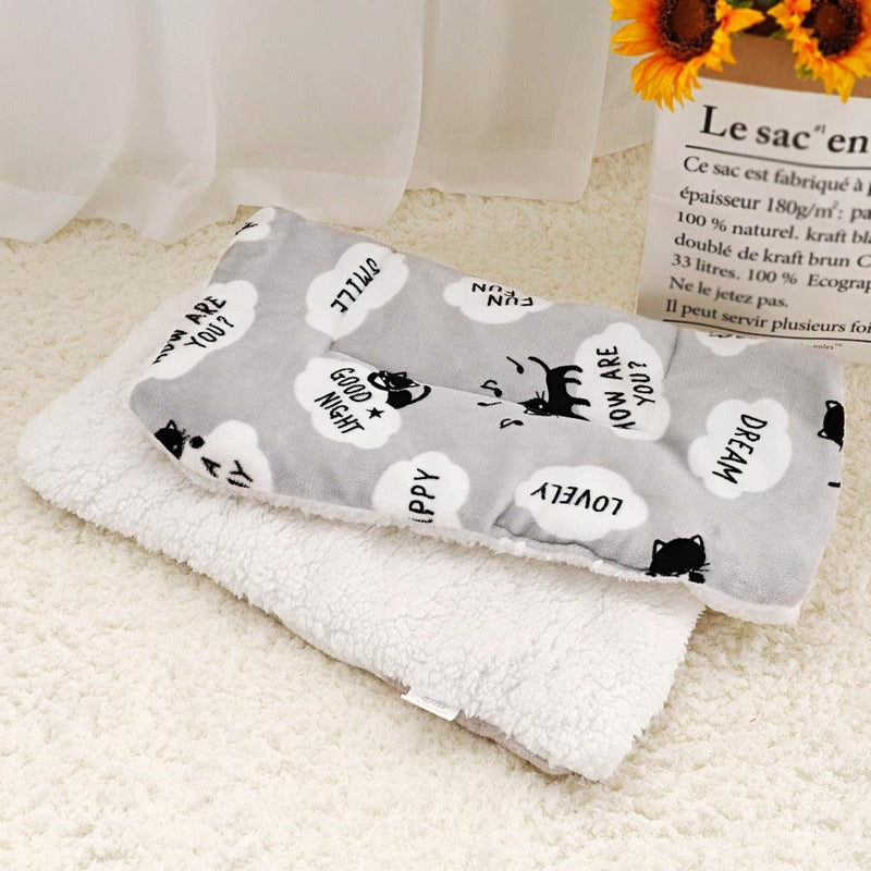 Warm Dog Pet Mat Soft, Thickening Print Autumn And Winter, Cat Dog Bed Cushion Blanket For Small Medium Large Dogs, Cats S M L XL, iBuyXi.com