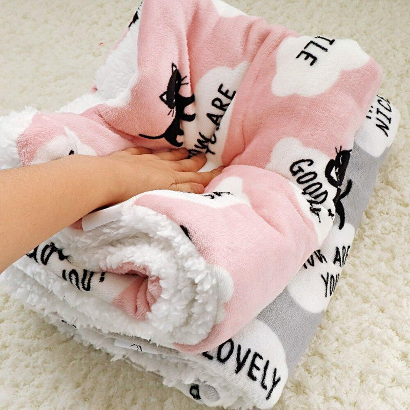 Warm Dog Pet Mat Soft, Thickening Print Autumn And Winter, Cat Dog Bed Cushion Blanket For Small Medium Large Dogs, Cats S M L XL, iBuyXi.com