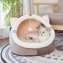 Warm Soft Cat Bed Winter Warm House Cave Pet Dog Soft Nest Kennel Kitten Bed House Sleeping Bag for Small Medium Dogs Supplies, iBuyXi.com, Cat house bed