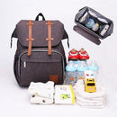 Waterproof Baby Diaper Backpack With USB Hub,Baby Diaper Backpack, Convertible Baby Diaper Bag Changing Bed, Convertible Baby Diaper Bag Changing Bed, diaper bag backpack ,for many occasions like shopping, outing, traveling, etc., for Infants A, iBuyXi.com