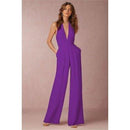 Wide Leg Pant Backless Jumpsuit,High Waist Lace Up Jumpsuit,Boho Floral Print Deep V-Neck Butterfly Mini Dress,Elegant Party Dress Belted Loose Oversized Plus Size Women Clothing ,iBuyXi.com