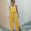 Wide Leg V-Neck High Waist Lace Up Jumpsuit,Boho Floral Print Deep V-Neck Butterfly Mini Dress,Elegant Party Dress Belted Loose Oversized Plus Size Women Clothing ,iBuyXi.com