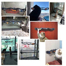 Pet Cat Ball Toy Sucker, Windows Cat Toy, Interactive Play Pipe With Ball Cat Toys, Track Play Tunnel Pet Toys For Cats, Cat Toy Roller with Six Interactive Color Balls, iBuyXi.com