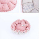 Pet Cat Dog Bed Winter Warm House Non-slip,Bottom Soft Puppy Cushion Pet Sleeping Kennel Portable Sofa Mat for Dogs Cat Supplies, Removable Pets Cat House, at Sleeping Bag Soft Cozy Kennel Fluffy Sofa Blanket Mat for Small Large Dogs Cats Pet Supplies,iBuyXi.com