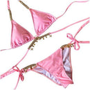 Summer Sexy Wire Free Halter Swimsuit, Visit iBuyXi.com for Online Shopping and Shop the Unique Selection , Swimsuit, Swimwear, Women Clothes, Summer