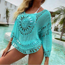 Hollow Out Loose Bikini Cover Up, Bikini Cover Up, Beach Cover Up, iBuyXi.com