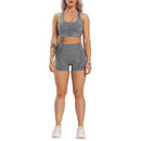 Yoga Set Sleeveless Tanks Shorts Fitness Gym Sportswear Breathable Summer Shorts Tracksuit Push-up Sport Suit. - ibuyxi.com