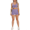 Yoga Set Sleeveless Tanks Shorts Fitness Gym Sportswear Breathable Summer Shorts Tracksuit Push-up Sport Suit. - ibuyxi.com
