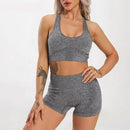 Yoga Set Sleeveless Tanks Shorts Fitness Gym Sportswear Breathable Summer Shorts Tracksuit Push-up Sport Suit. - ibuyxi.com