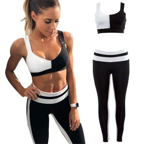 Yoga Sports Suit, Online Shopping iBuyXi.com, Fitness Outfits, Yoga leggings, Sports Tights, Ladies Sports Clothes, Women Clothing, Free Shipping, Black and White Sport suits, Sports Bra, Yoga Tops, Yoga Pants, Sporing Goods Vendor, iBuyXi Shopping Online